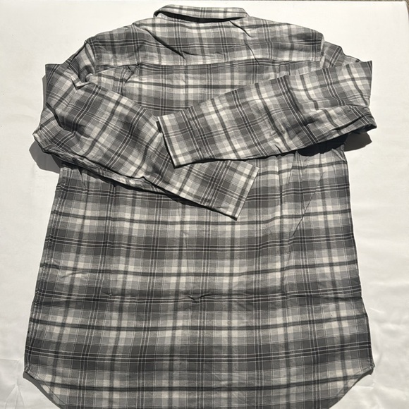 Duck Camp Gunmetal Plaid Shirt large Km - Picture 2 of 4